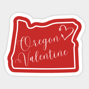 Oregon Valentine Sticker